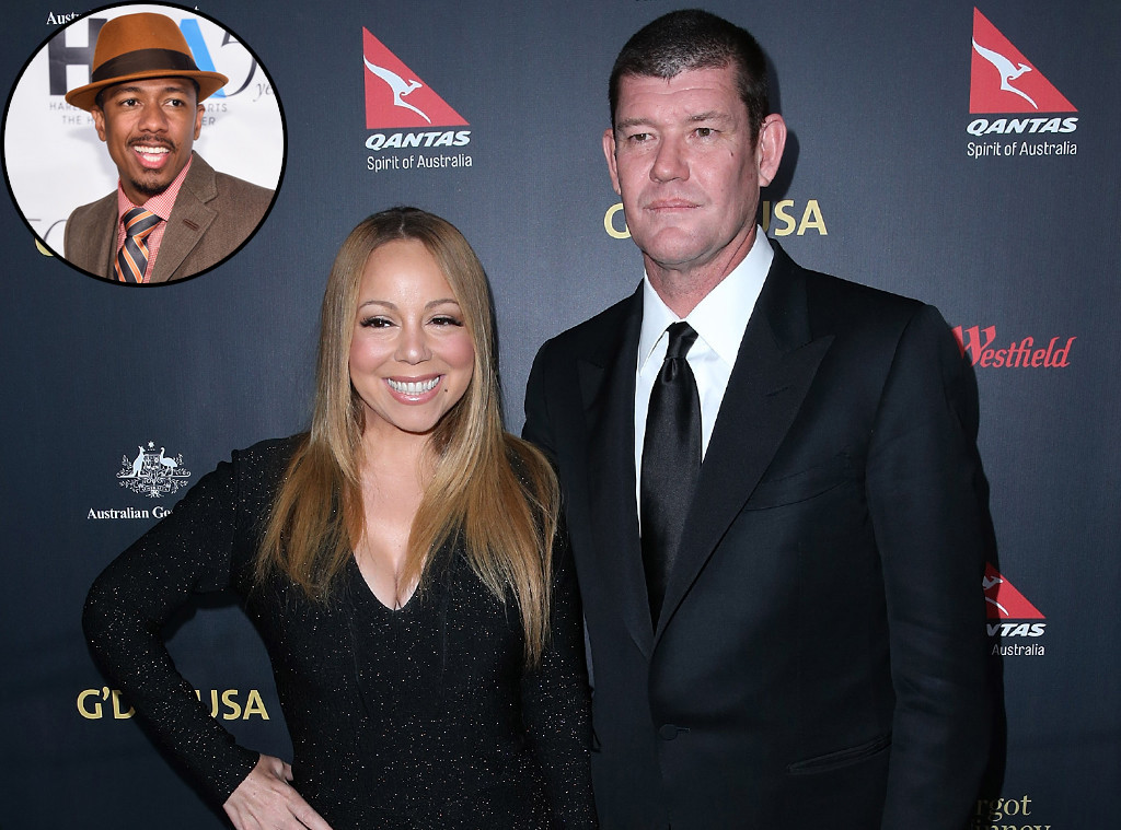 Mariah Carey, James Packer, Nick Cannon Mariah Carey, James Packer, Nick Cannon